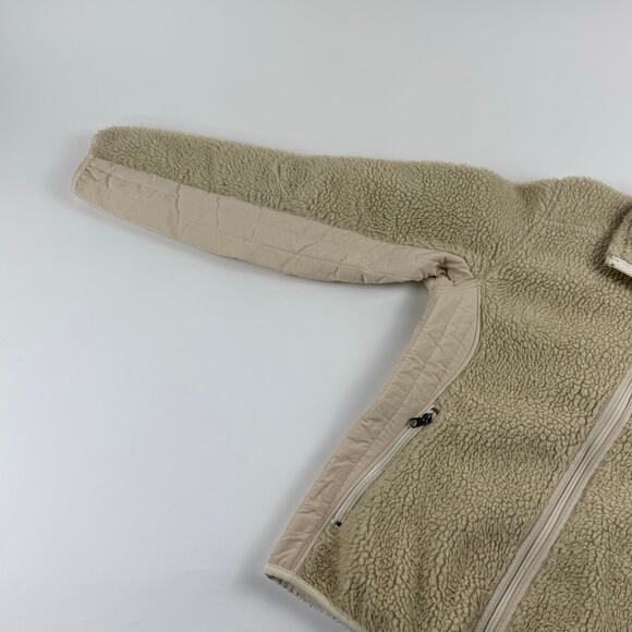 Vintage Patagonia Synchilla Cream Fleece Zip Up Camping Hiking Size Small - Picture 4 of 8